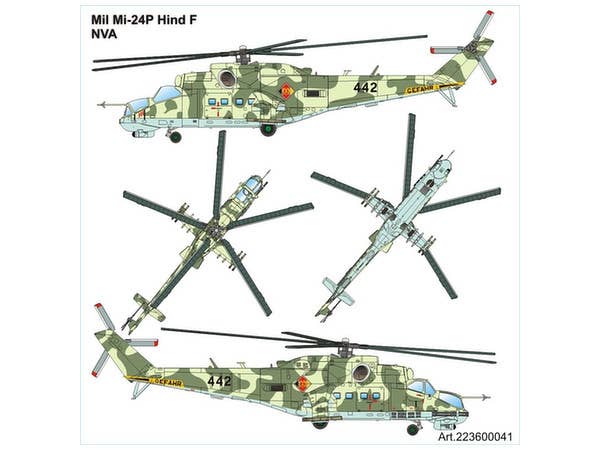 1/87 Mil-24D HIND-P 国家人民軍NVA