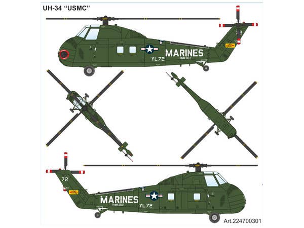 1/87 米海軍シコルスキーSH-34シーホース ベトナム