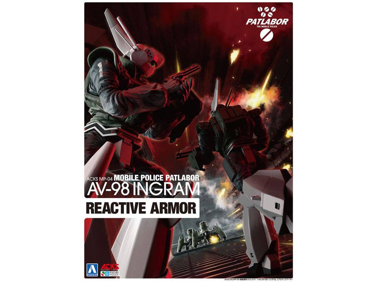 1/43 機動警察パトレイバー AV-98 イングラム リアクティブアーマー (再販)