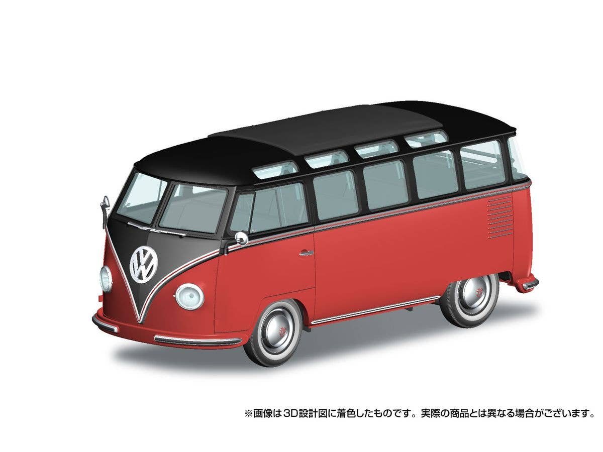1/32 フォルクスワーゲン バス (チェスナットブラウンxシーリングワックスレッド)