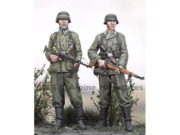 1/35 WWII ドイツ 装甲擲弾兵セット(2体入)
