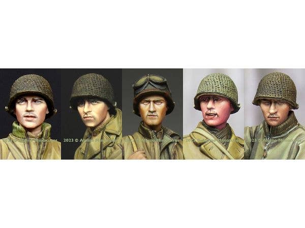 1/35 WWII 米 歩兵ヘッドセット #5