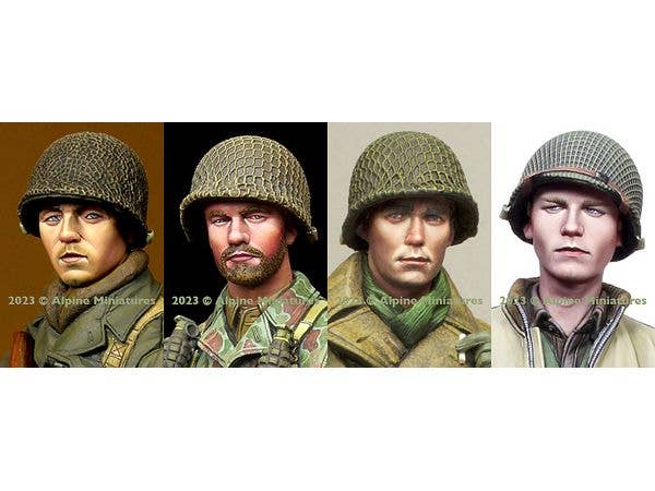 1/16 WWII 米 歩兵ヘッドセット #2