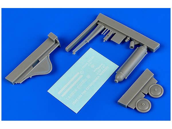 1/48 USAFフライトライン50ポンドCO2ホイール付消化器