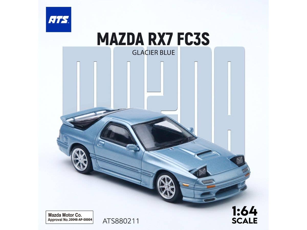 1/64 MAZDA RX-7 FC3S グレイシャー・ブルー