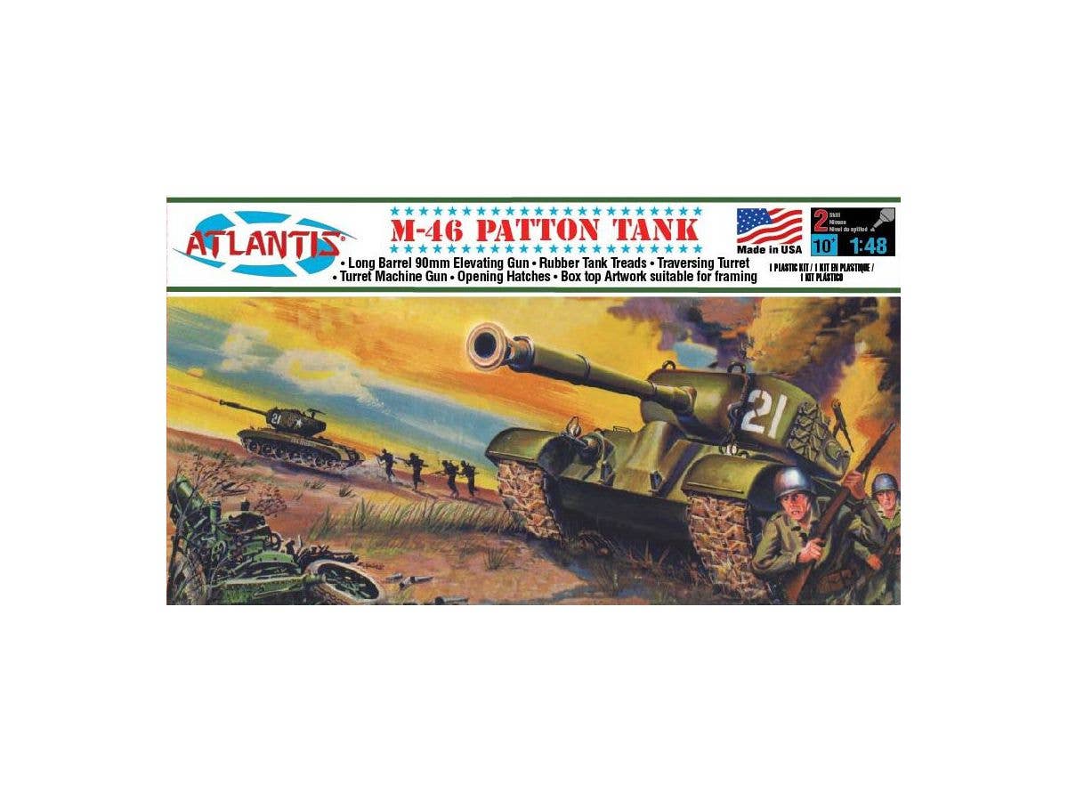 1/48 米軍 M46パットン 中戦車 (旧オーロラ)