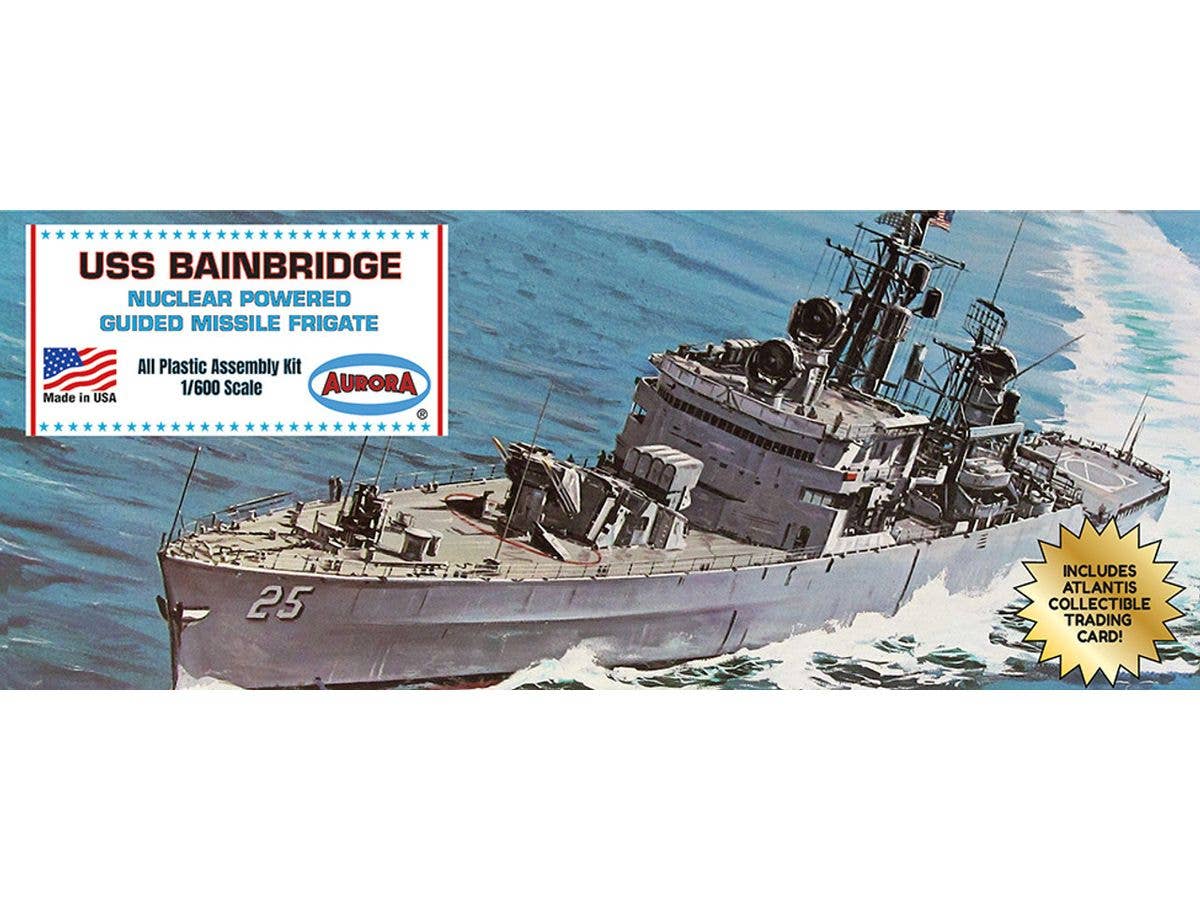 1/600 USS ベインブリッジ 原子力ミサイル巡洋艦