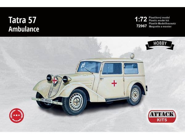 1/72 タトラ 57 救急車 (チェコスロバキア民間、ドイツ軍)