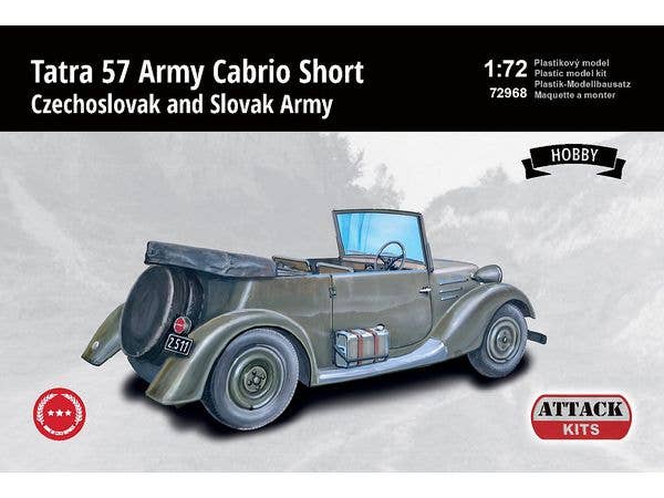 1/72 タトラ 57 カブリオ 軍用車両 (チェコスロバキア軍、スロバキア軍)