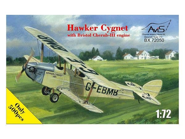 1/72 ホーカー シグネット・ブリストルチェラブIIIエンジン搭載型