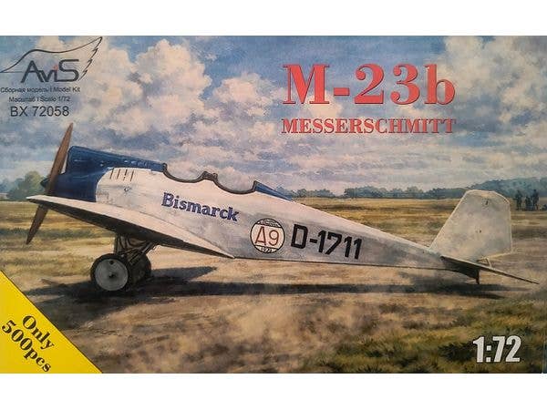1/72 メッサーシュミット M.23b複座スポーツ機 (シーラスエンジン搭載型)