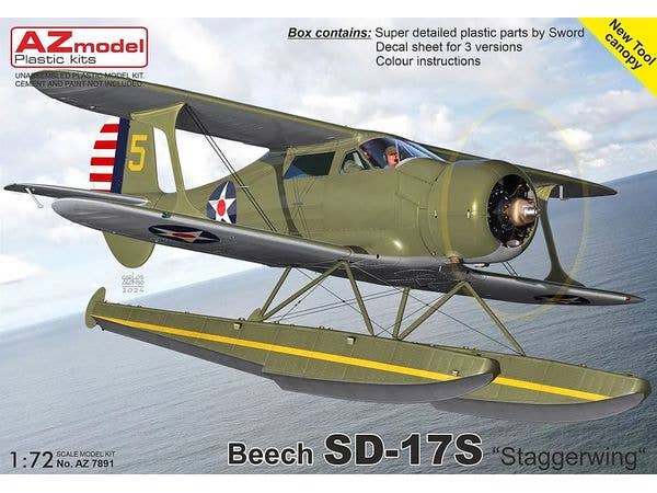 1/72 ビーチ SD-17S スタッガーウィング 水上機