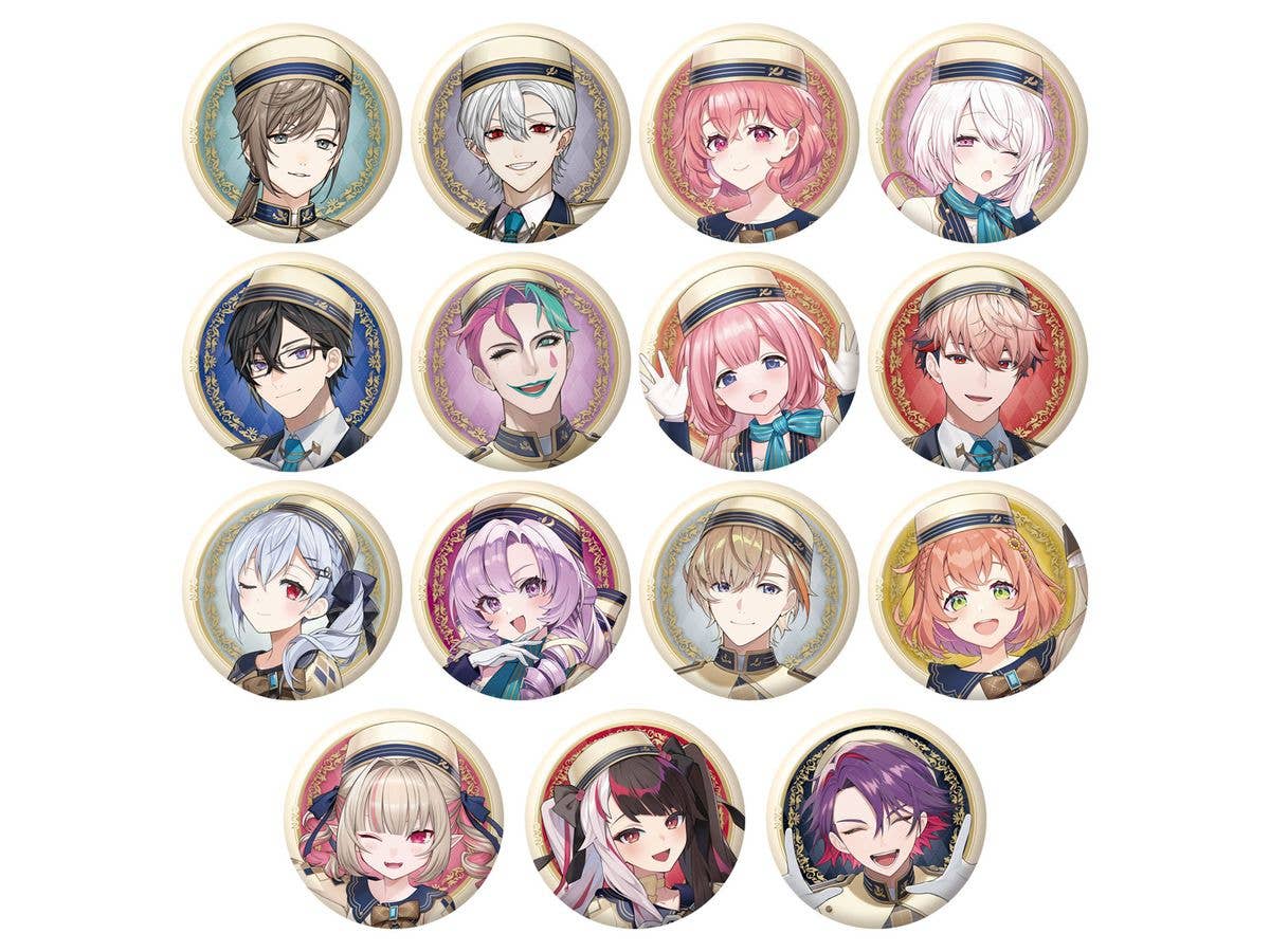 にじさんじ 缶バッジビスケット 1Box 12pcs