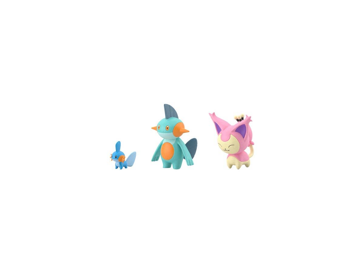 27 ポケモンスケールワールド ホウエン地方 ミズゴロウ&ヌマクロー&エネコ
