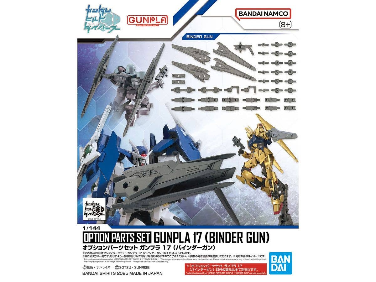 1/144 オプションパーツセット ガンプラ 17 (バインダーガン)【お届け時期未定】