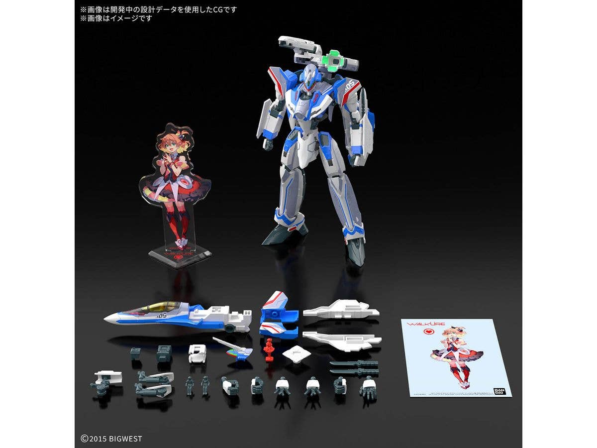 1/100 HG VF-31J ジークフリード (ハヤテ･インメルマン機) デラックスセット【お届け時期未定】