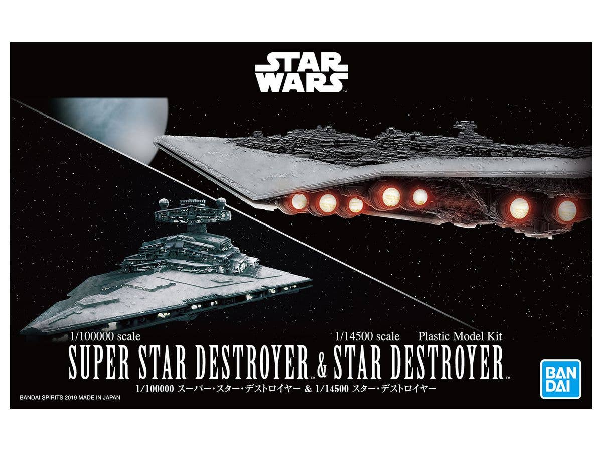 SW 1/100000 スーパー・スター・デストロイヤー&1/4500 スター・デストロイヤー