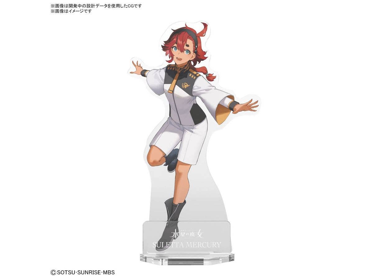 ガンプラパッケージアート アクリルスタンド スレッタ・マーキュリー