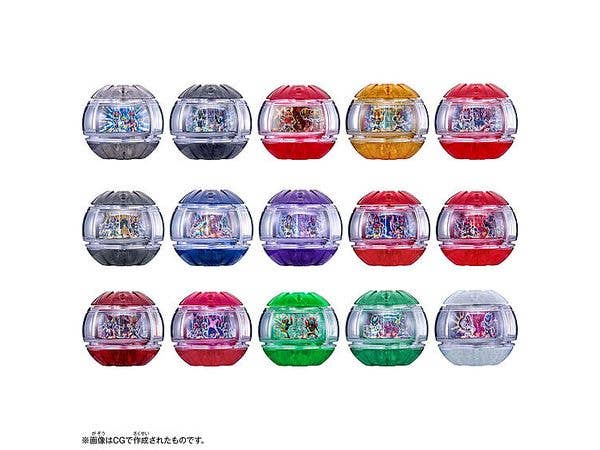 DXレジェンドライダーカプセムランダムボックス タッグライダーキラキラver.01: 1Box 15pcs