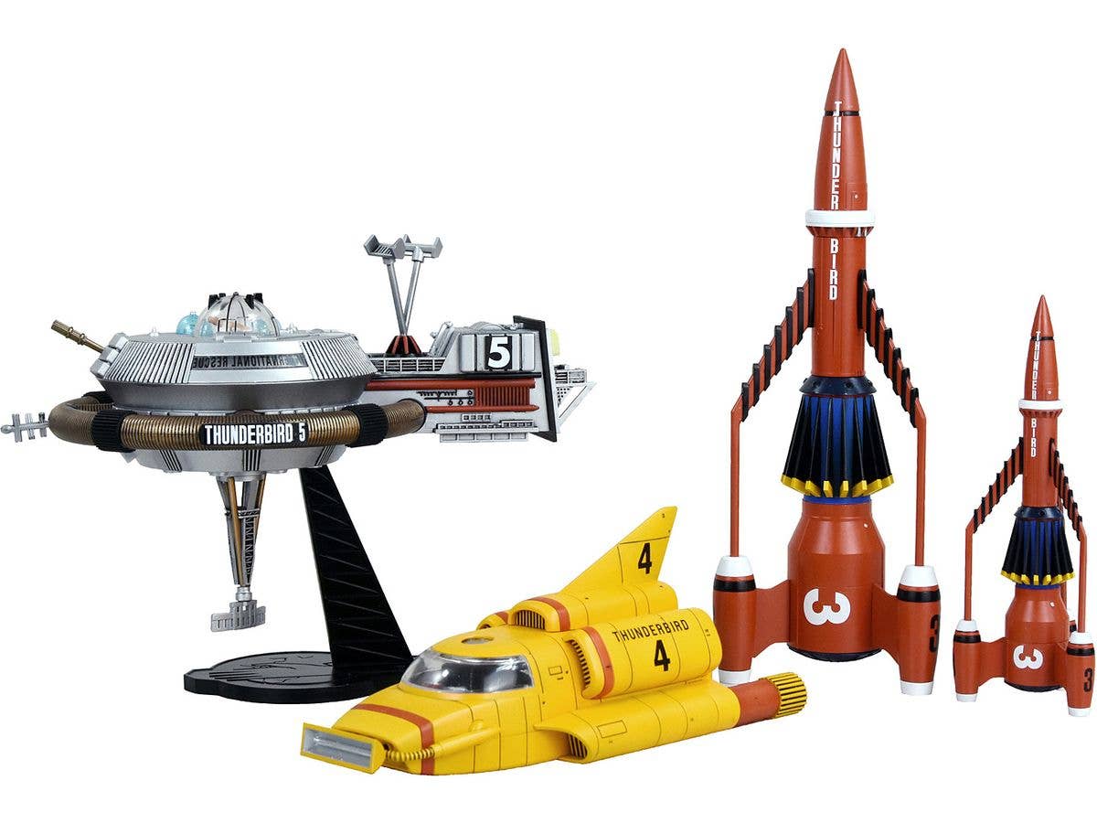 サンダーバード メカニックセレクション パート3 (1/500 サンダーバード3号、1/72 サンダーバード4号、1/800 サンダーバード5号)