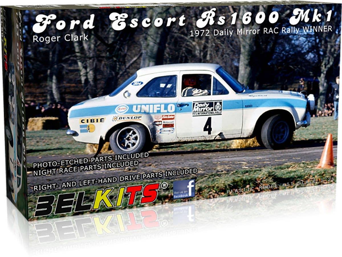 1/24 フォード エスコート RS1600 MK.I 1972 RACラリー ウィナー