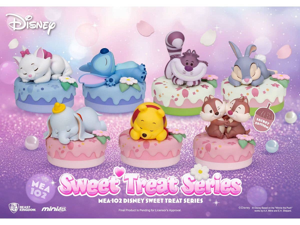MEA-102 ディズニーおやつシリーズ小物入れ ブラインドボックス 1Box 6pcs