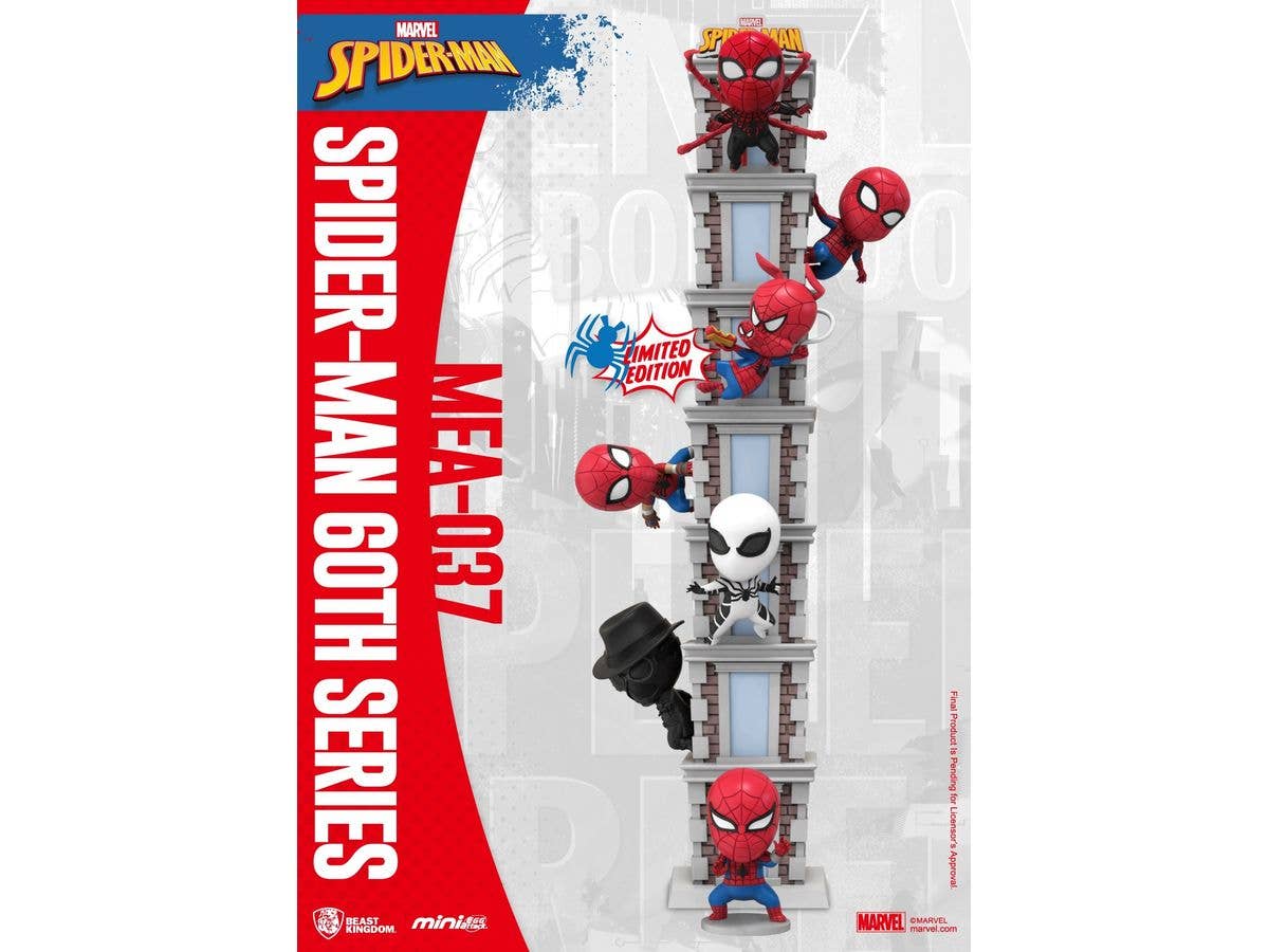 MEA-037 スパイダーマン 60周年シリーズ ブラインドボックスセット 1Box 6pcs