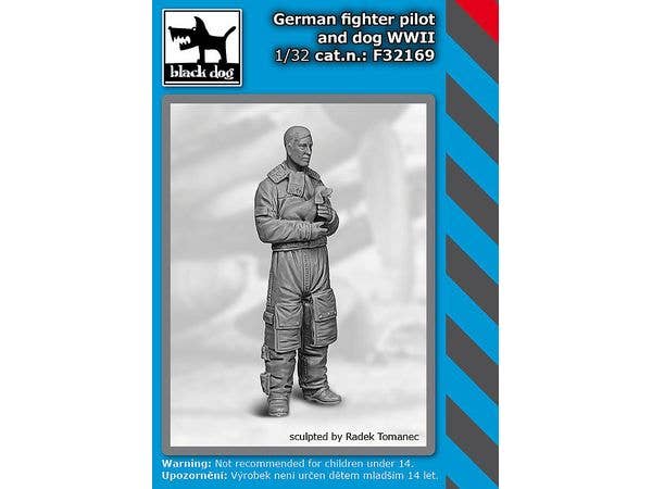 1/32 WW.II ドイツ戦闘機パイロット & 犬
