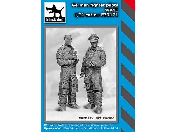 1/32 WW.II ドイツ戦闘機パイロットセット (HAUF32169 & HAUF32170)