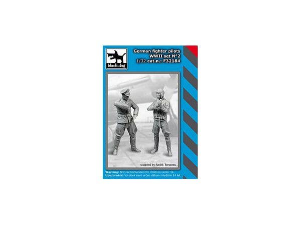 1/32 WW.II ドイツ戦闘機パイロットセット No.2 (HAUF32182 & HAUF32183)