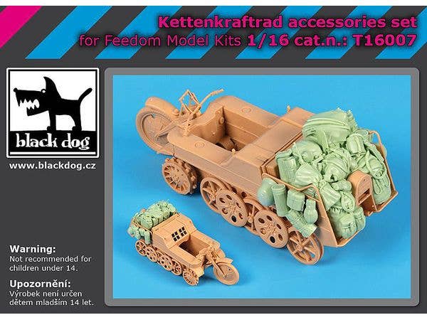 1/16 ケッテンクラフトラートアクセサリーセット (フリーダムモデルキット用)