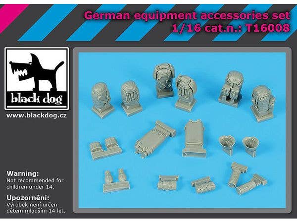 1/16 ドイツ軍装備品 アクセサリーセット