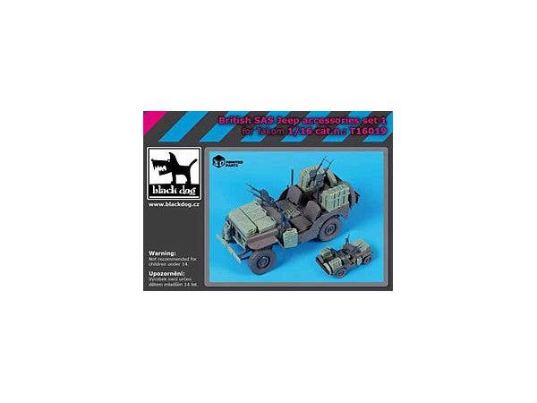 1/16 イギリス SAS 1/4トン 4×4小型軍用車アクセサリーセット No.1 (タコム用)