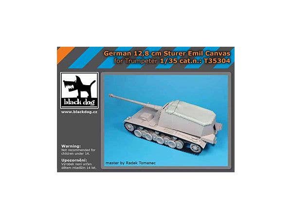 1/35 ドイツ 12.8cm 重自走砲シュタール・エミール 天幕 (トランペッター用)