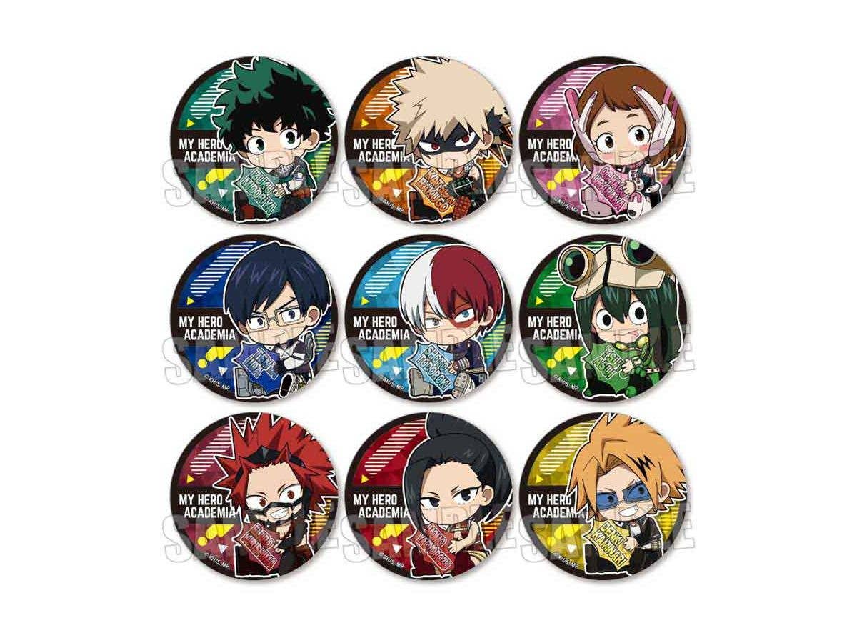 僕のヒーローアカデミア トレーディング缶バッジ/ぎゅぎゅっと 6期ver. Part1 1Box 9pcs