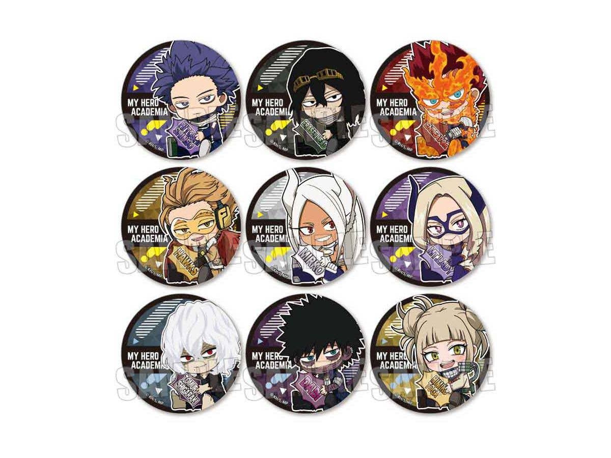 僕のヒーローアカデミア トレーディング缶バッジ/ぎゅぎゅっと 6期ver. Part2 1Box 9pcs