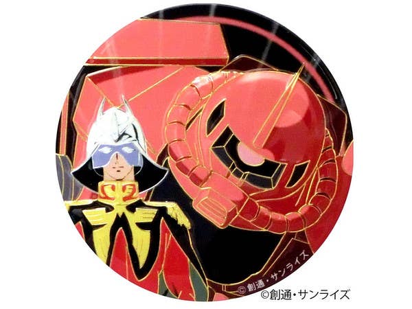 機動戦士ガンダム 彫金メタルアートマグネット 2 シャア & ザク