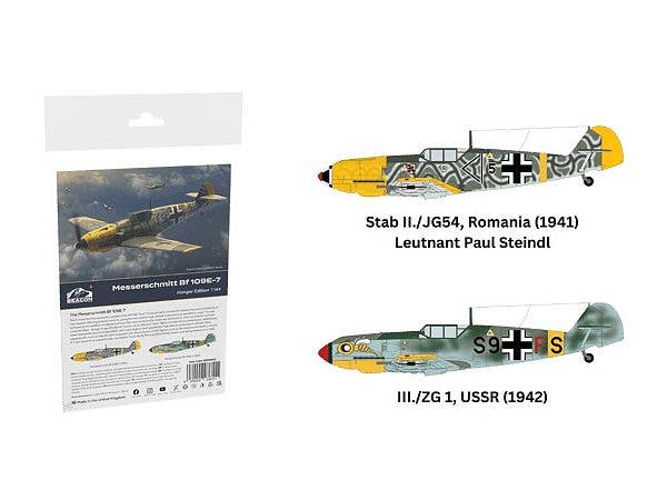 1/144 メッサーシュミット Bf109E-7 ハンガーエディション