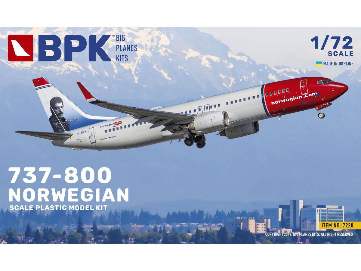 1/72 B737-800 ノルウェー
