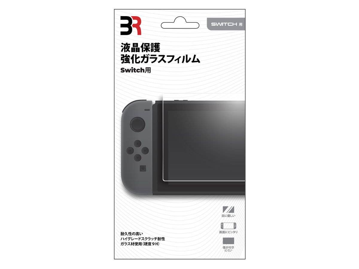 Nintendo Switch: 液晶保護 強化ガラスフィルム