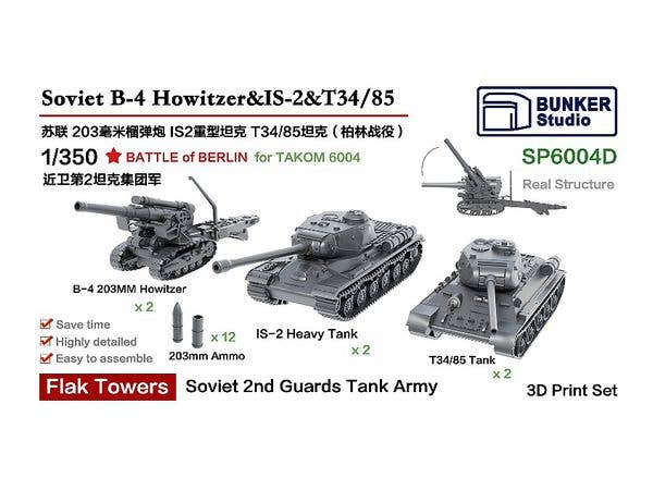 1/350 ソ連 第2親衛軍戦車隊 ベルリンの戦い (タコムTKO6004用)