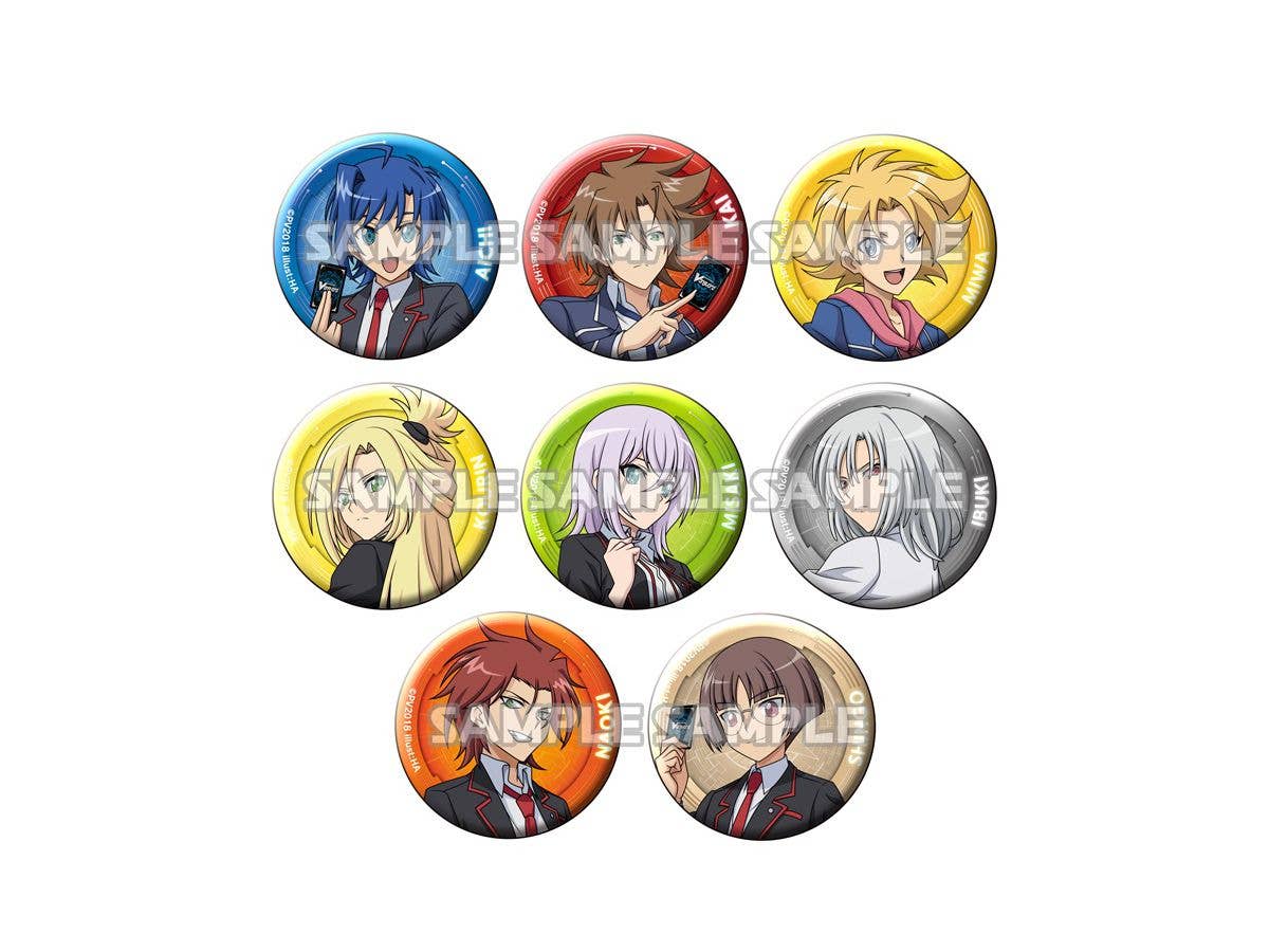 カードファイト!! ヴァンガード トレーディング缶バッジ 高校生編ver. 1Box 8pcs