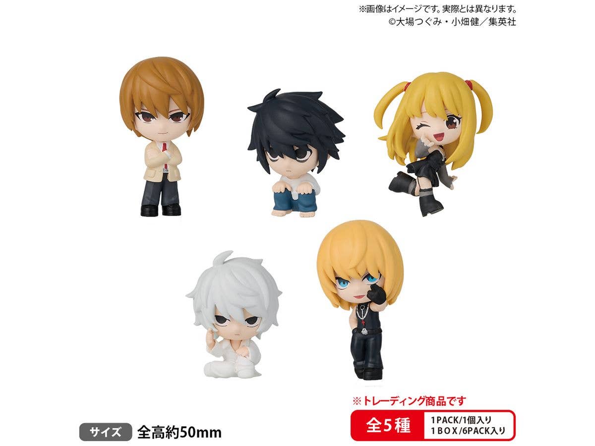 BUSHIROAD THE BOX DEATH NOTE コレクションフィギュア RICH 1Box 6pcs