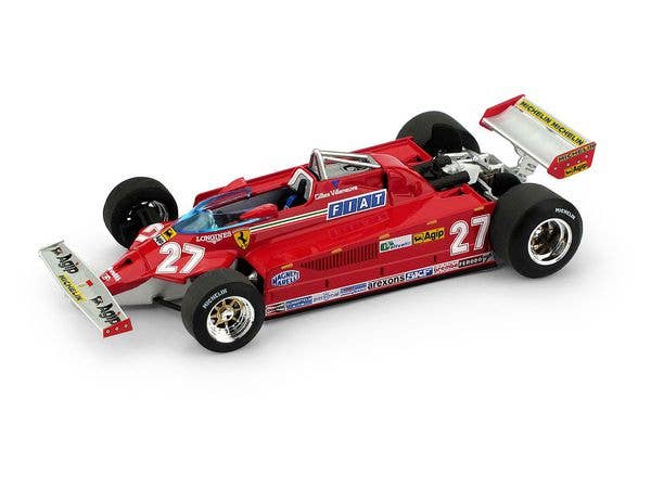 1/43 フェラーリ 126CK ターボ 1981年 イタリアGP #27 G. Villeneuve
