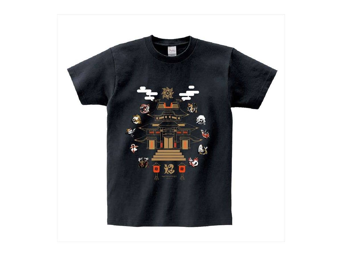 モンスターハンターライズ モンスターアイコンTシャツ 黒 S