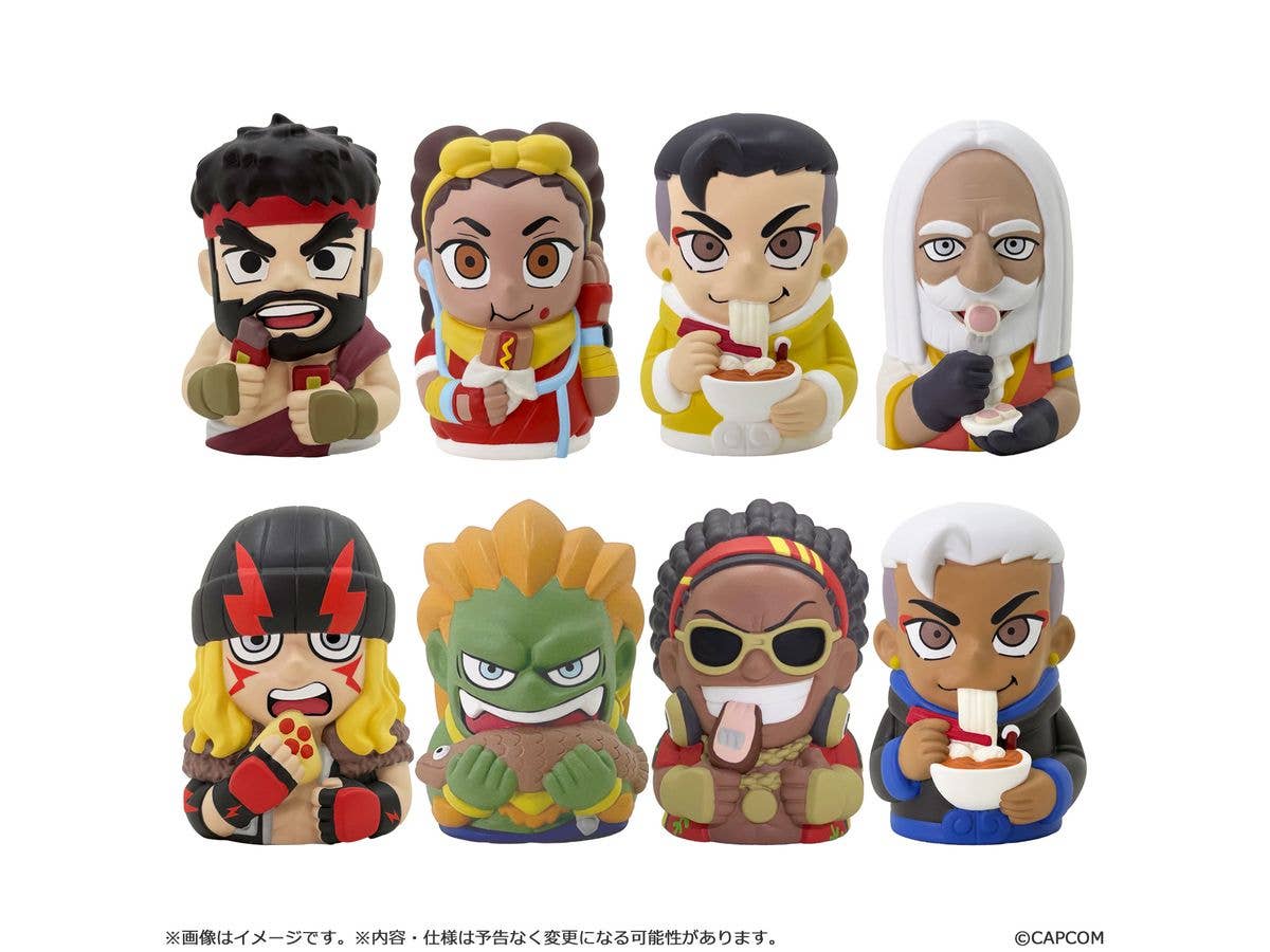 ストリートファイター6:カプコンフィギュアビルダー フィンガーパペット ストリートファイター6 Vol.2 1Box 8pcs