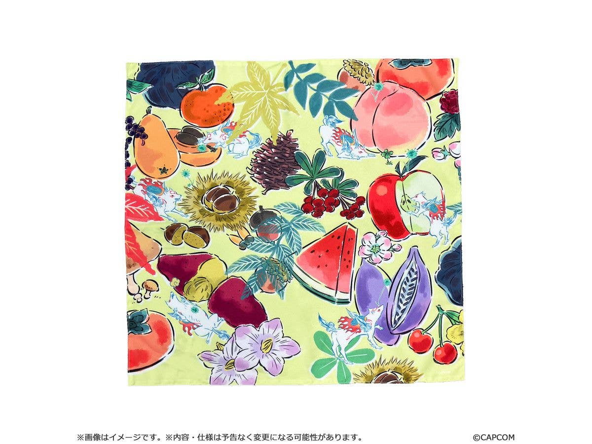大神: 大神20周年記念 復刻アート企画 風呂敷 島崎麻里 作 大神11周年より