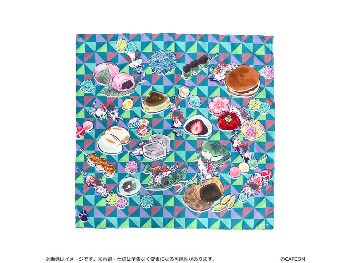 大神: 大神20周年記念 復刻アート企画 風呂敷 島崎麻里 作 大神12周年より