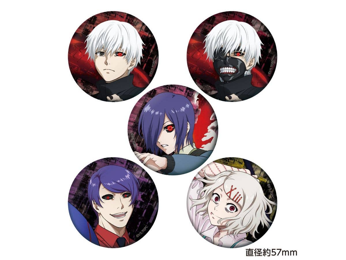 東京喰種トーキョーグール: トレーディング缶バッジ 1Box 5pcs
