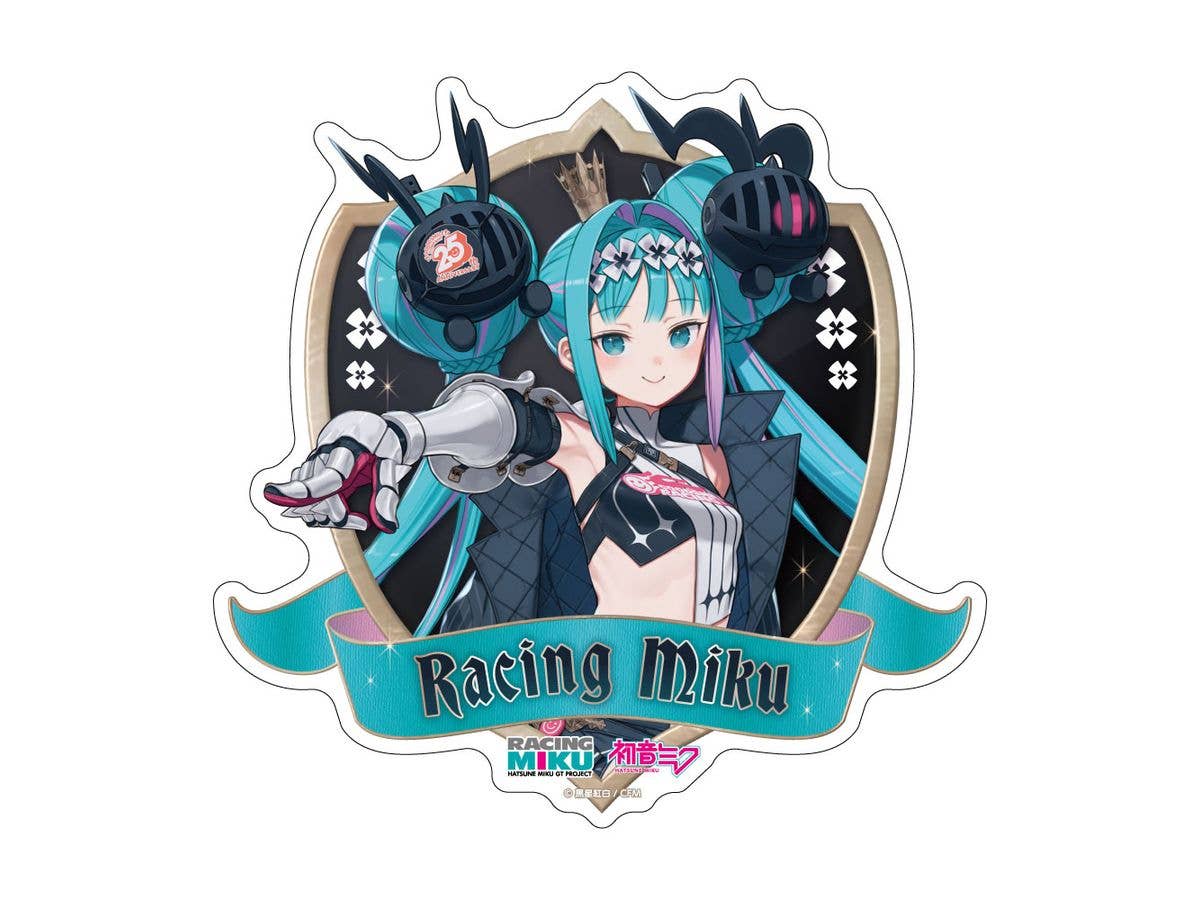 初音ミク GTプロジェクト: レーシングミク 2026 Good Smile Company 25th マグネットカーステッカー